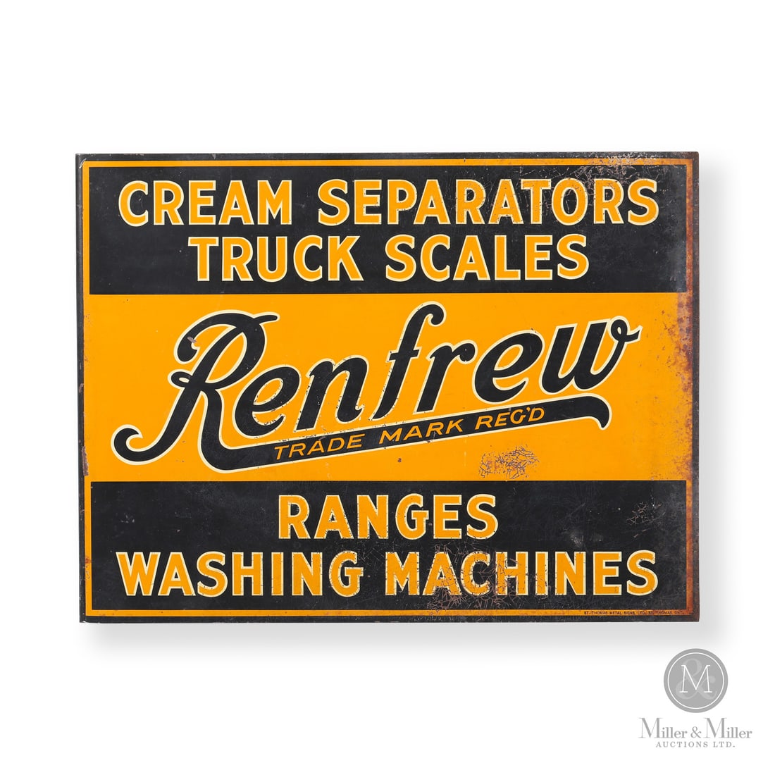 Renfrew Cream Separators Flange Sign (1 of 6)