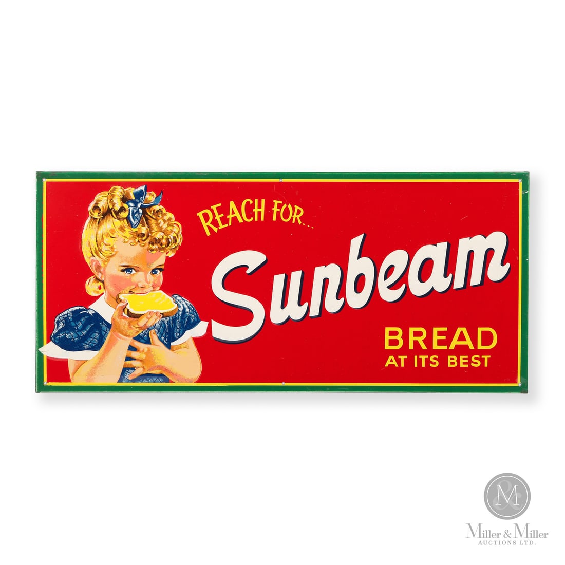 Sunbeam Bread At Its Best Door Kick Sign (1 of 7)