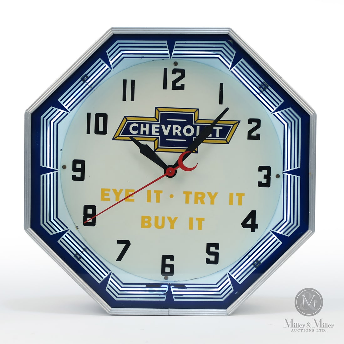 Chevrolet EYE IT, TRY IT, BUY IT Neon Clock (1 of 7)
