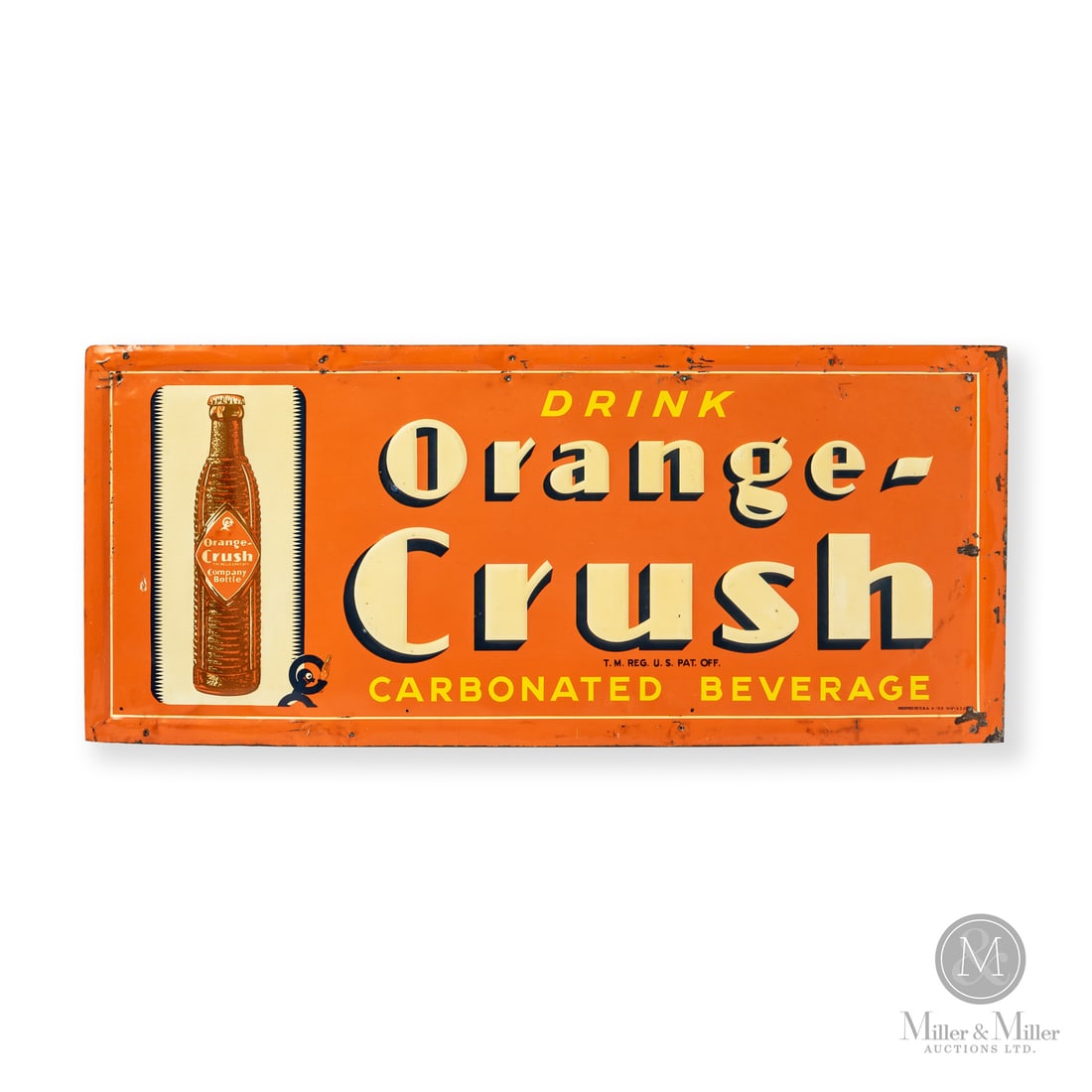 Orange Crush Crinkle Bottle Sign (1 of 7)