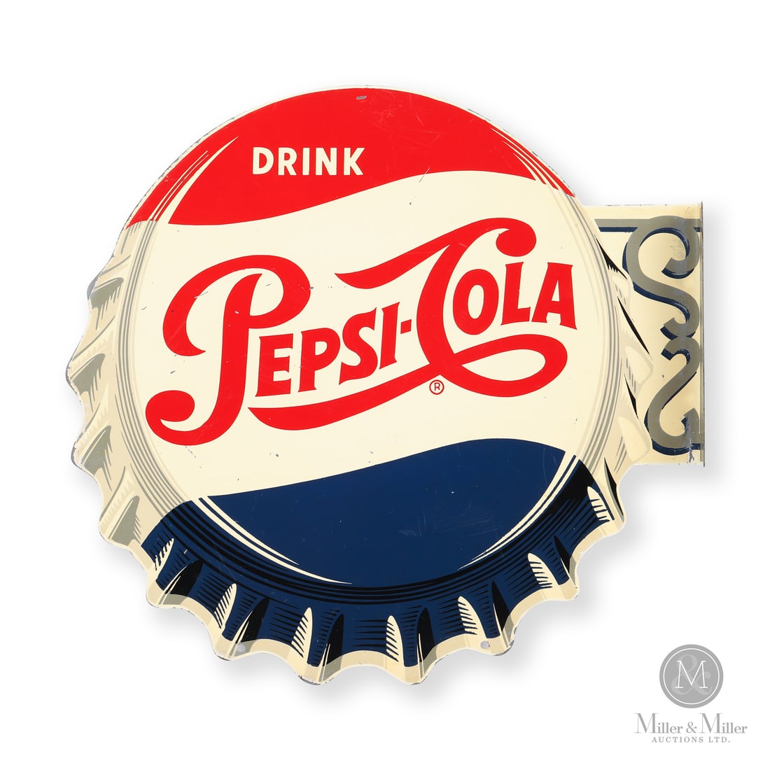 Pepsi-Cola Bottle Cap Flange Sign (1 of 6)