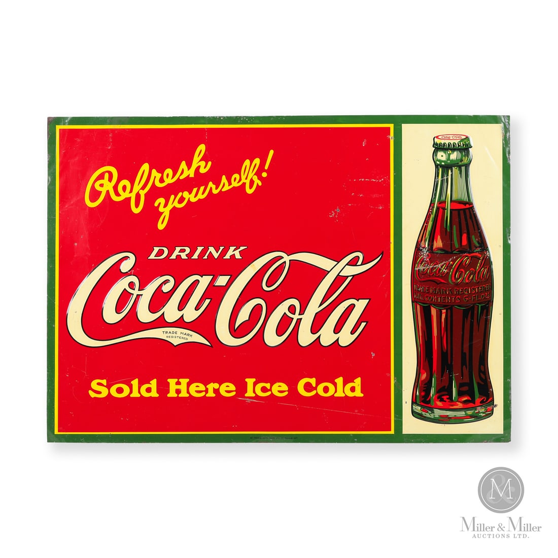 Coca-Cola Sold Here Ice Cold Sign (1 of 7)