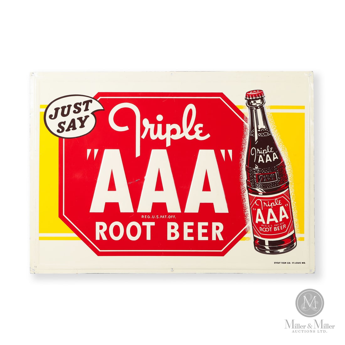 Triple "AAA" Root Beer Sign (1 of 6)