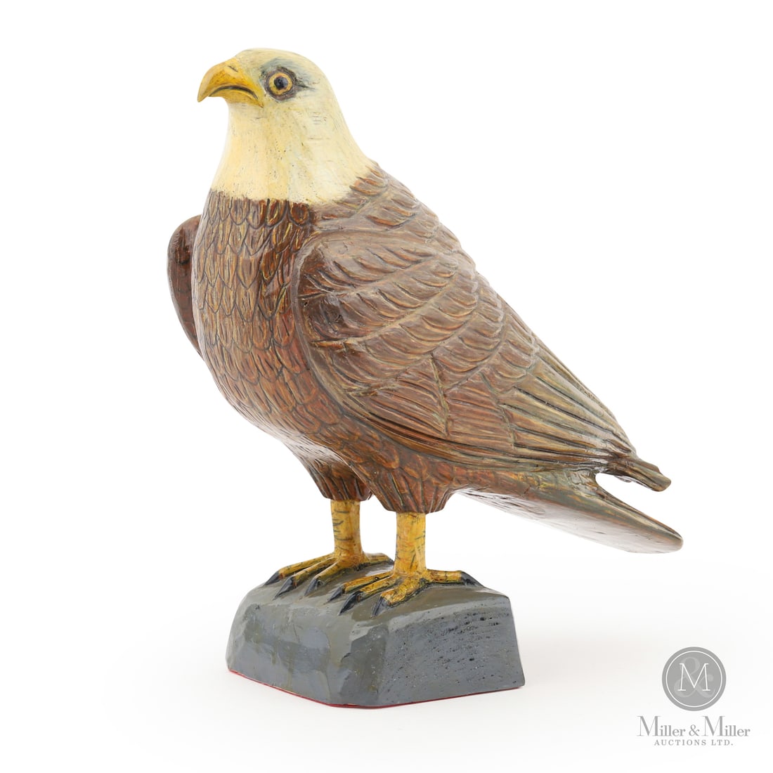 Yvon Coté Hawk: Grande-Vallée, Québec. C. 1980. Painted, carved wood. Coté achieved recognition for his finely carved birds of prey, subjects which allowed the artist to fully demonstrate his remarkable attention 
