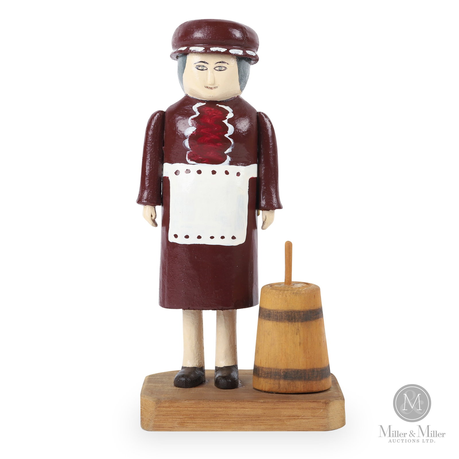 Phyllis Cosman Pioneer with Butter Churn (1 of 8)