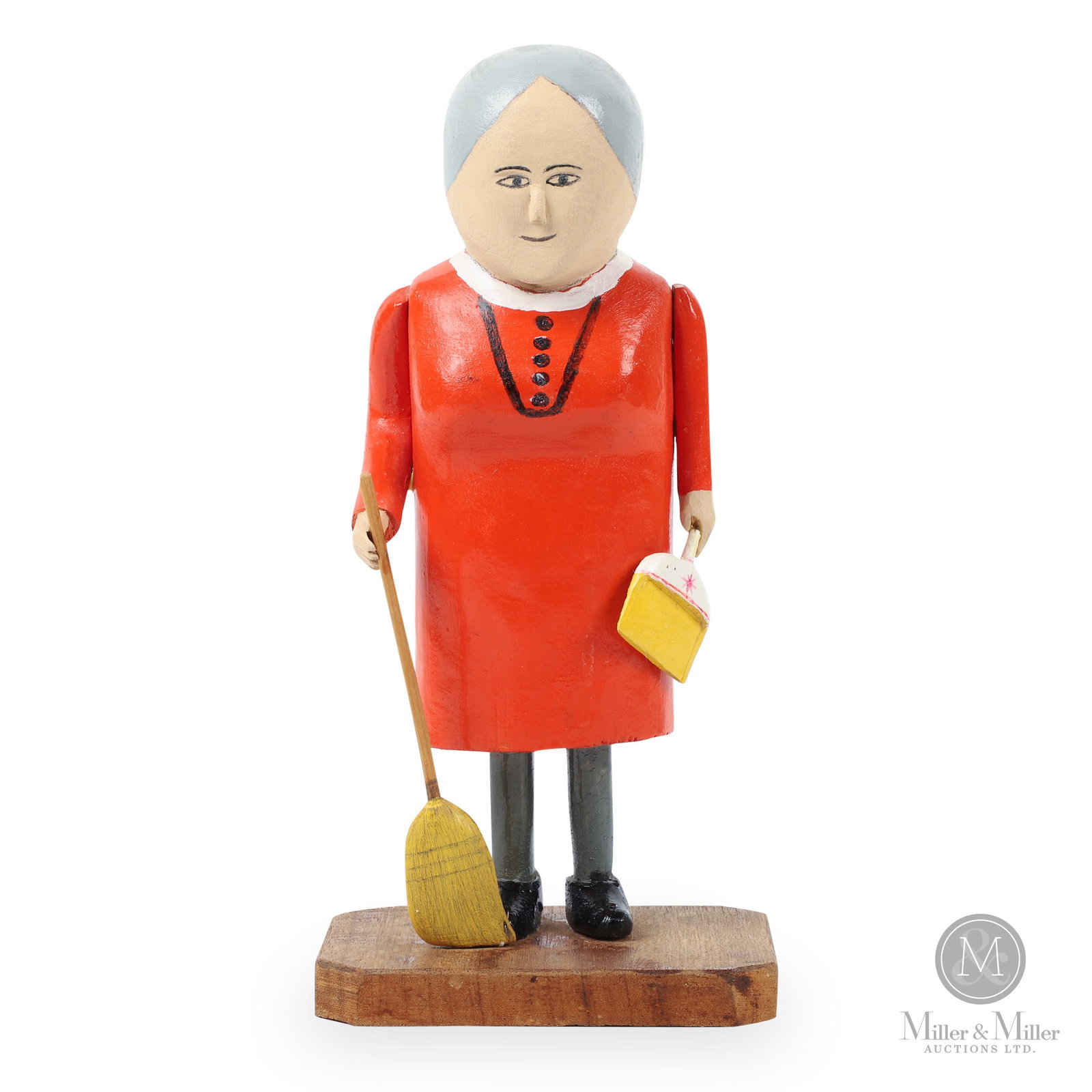 Phyllis Cosman Woman with Broom and Dustpan (1 of 8)