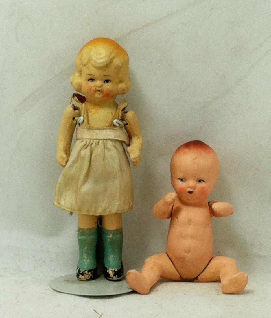 2 All bisque Dolls 1 Girl 1 Baby (1 of 8)