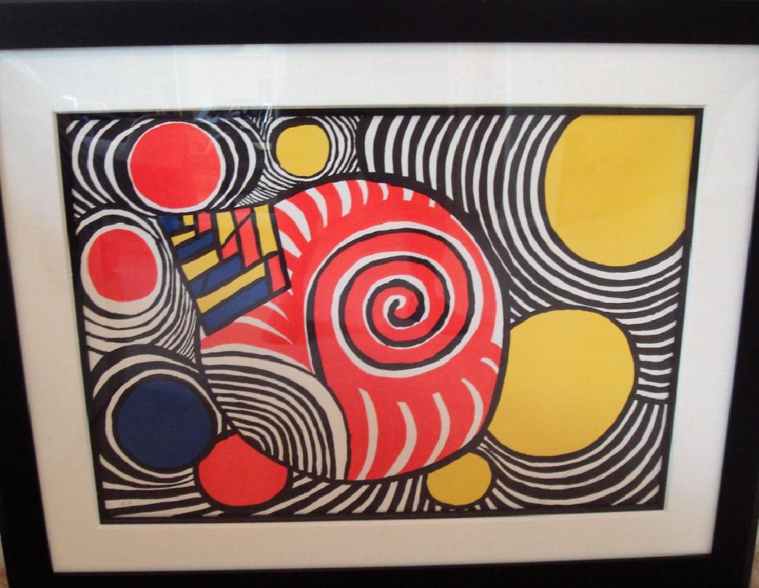 ALEXANDER CALDER Lithograph signed & numbered EA (1 of 3)
