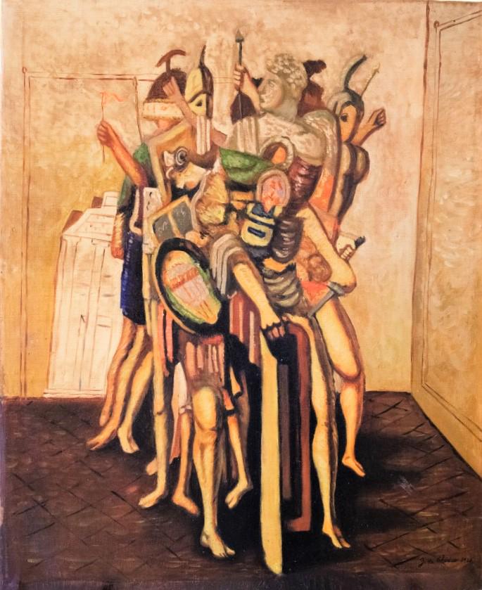 Giorgio de Chirico (Attrib),  Oil on Canvas (1 of 2)