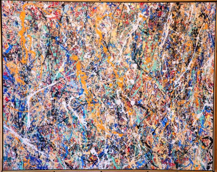 Jackson Pollock (Attrib), Oil on Canvas (1 of 4)