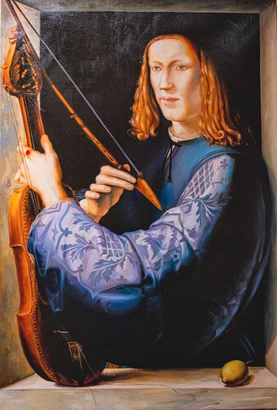 Italian 18th Century  Portrait Oil on Canvas. (1 of 1)