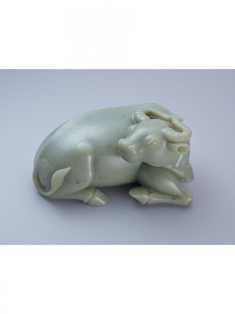 A CELADON JADE BUFFALO (1 of 1)