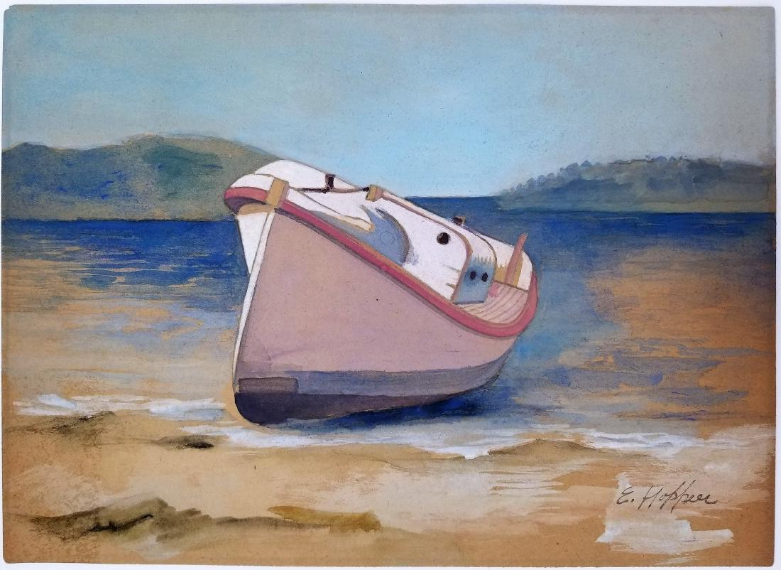 Edward Hopper watercolor on paper(Att.) (1 of 2)