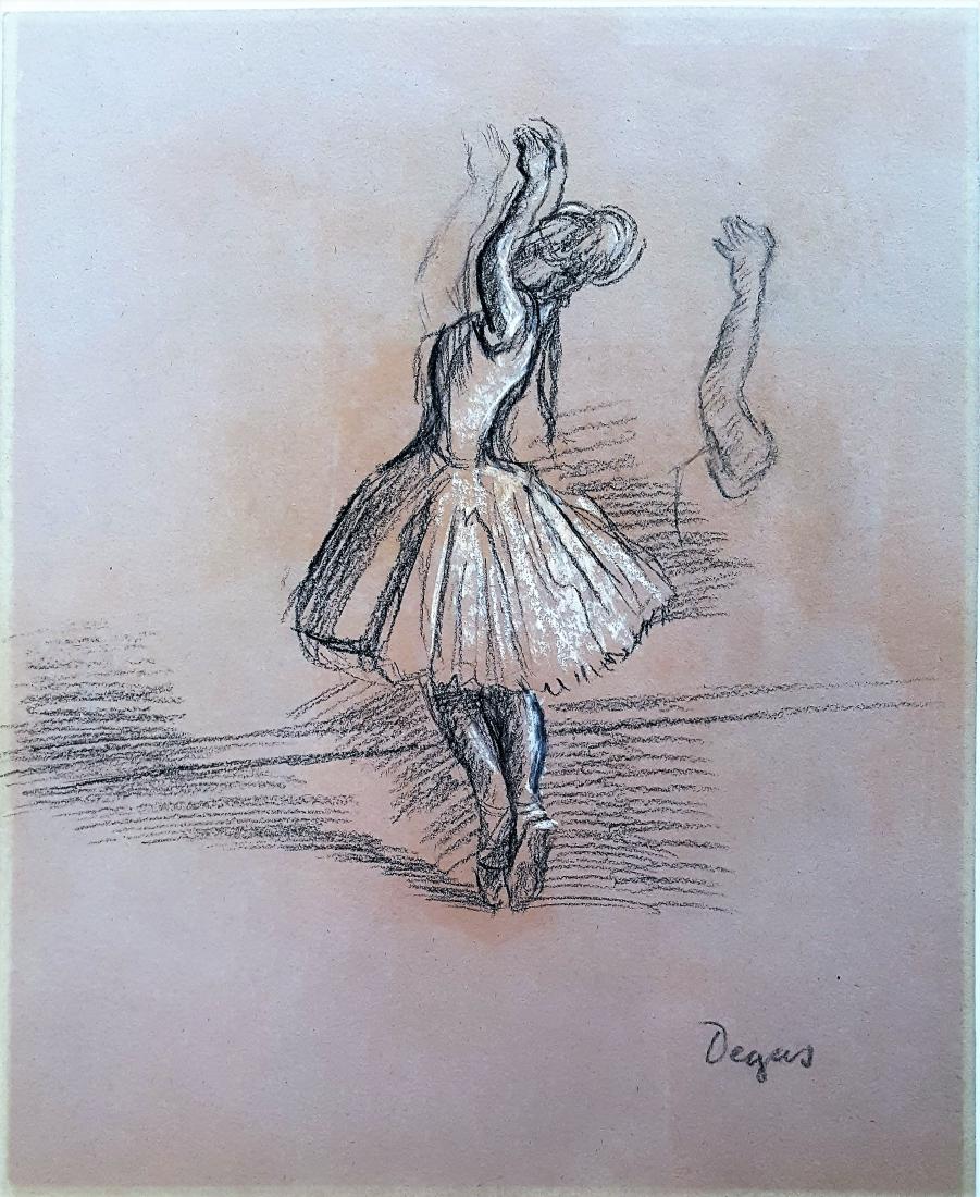 Pie on paper signed Degas (1 of 2)