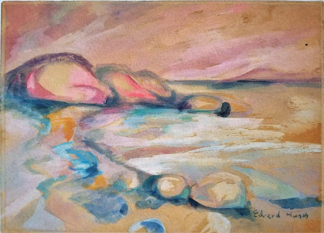 Watercolor On Paper - Edvard Munch (1 of 2)