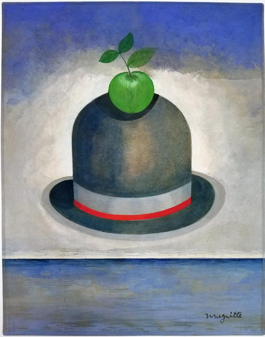 Watercolor on paper signed Magritte (1 of 1)