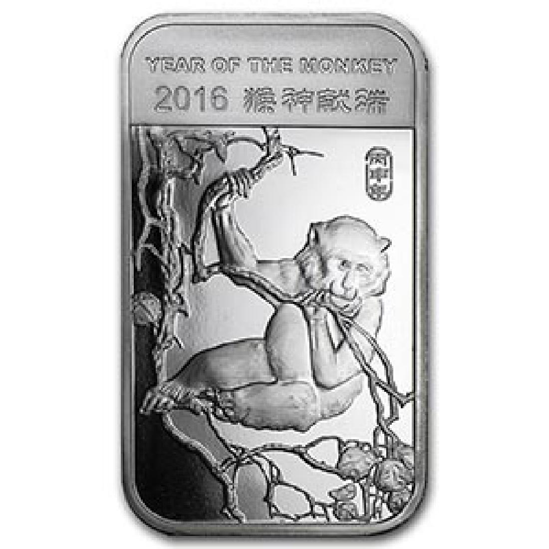 1 oz Silver Bar - (2016 Year of the Monkey): 1 oz Silver Bar - (2016 Year of the Monkey) **|**|** 1 oz Silver Bar - (2016 Year of the Monkey) #IRS74621