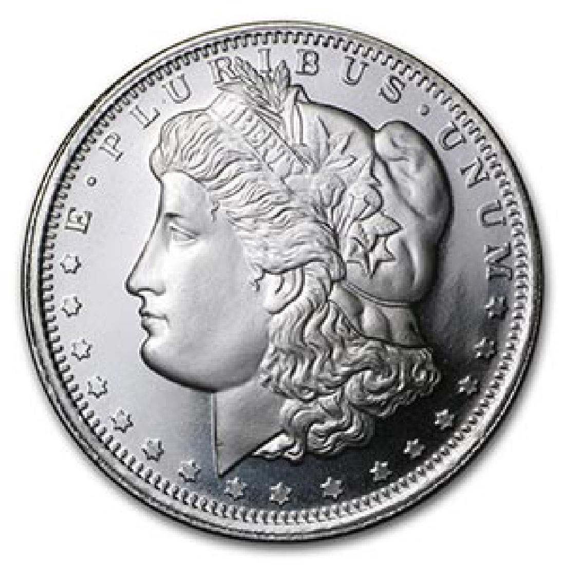 1 oz Silver Round - Morgan Dollar Design: 1 oz Silver Round - Morgan Dollar Design **|**|** 1 oz Silver Round - Morgan Dollar Design #IRS74470