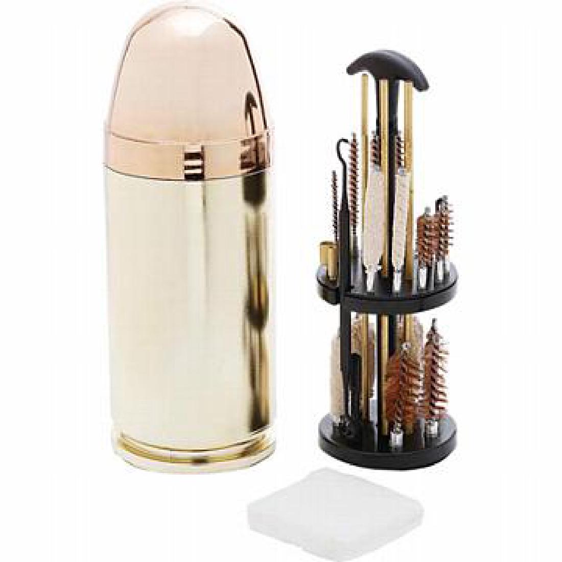 Classic Safari Deluxe Cleaning Kit in Bullet-Shaped Cas: Classic Safari Deluxe Cleaning Kit in Bullet-Shaped Case **|**|** Classic Safari" cleaning kits have the tools you need to keep your guns in prime working order. The fitted brushes give you added prec
