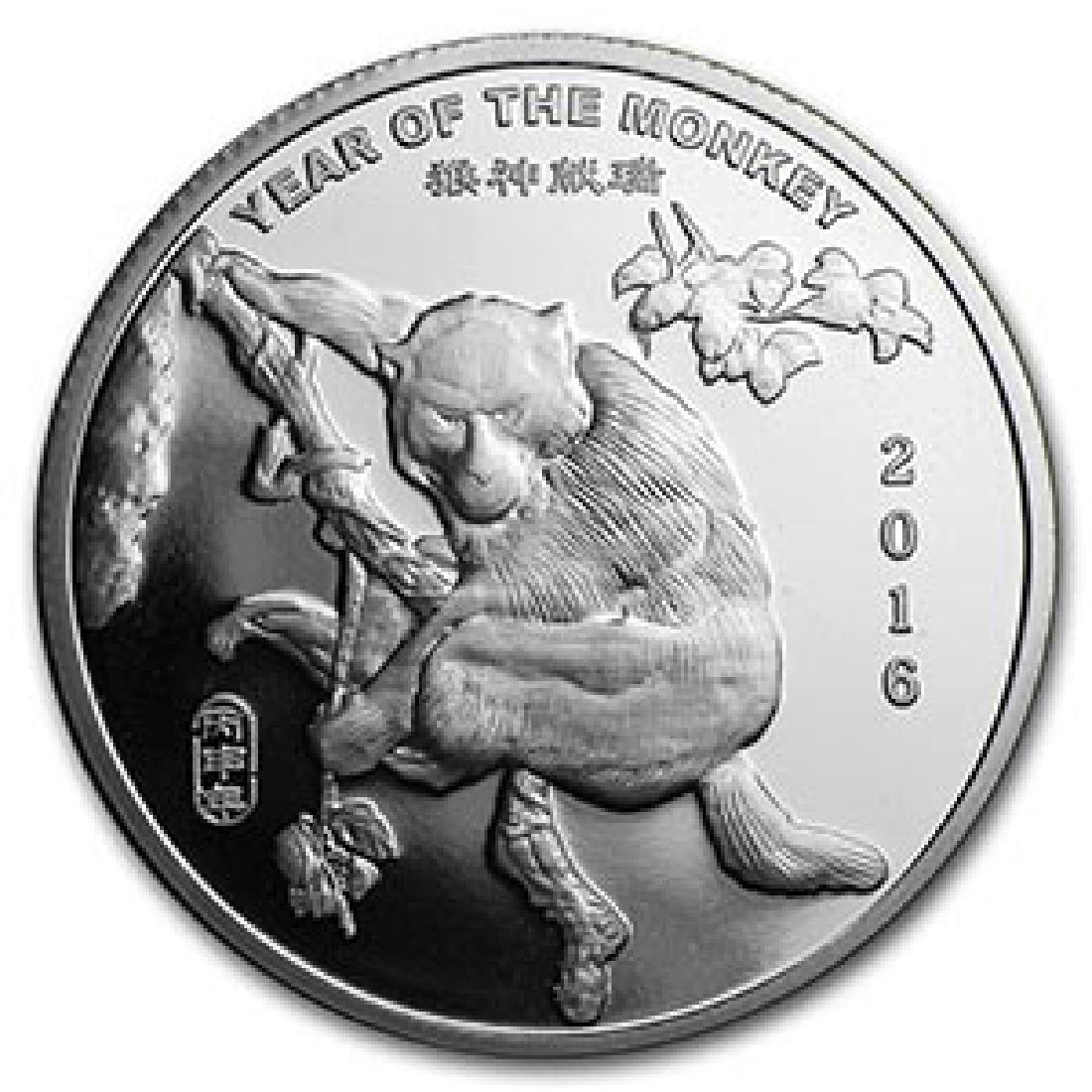 1 oz Silver Round - (2016 Year of the Monkey): 1 oz Silver Round - (2016 Year of the Monkey) **|**|** 1 oz Silver Round - (2016 Year of the Monkey) #IRS74477