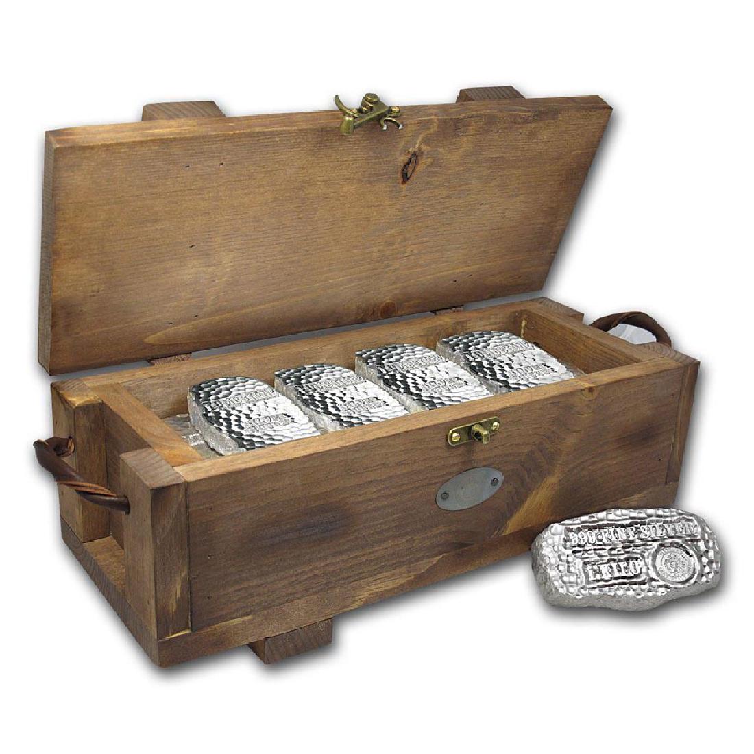 Tombstone Wood Storage Box for Silver Bars: Tombstone Wood Storage Box for Silver Bars **|**|** Tombstone Wood Storage Box for Silver Bars #IRS23813
