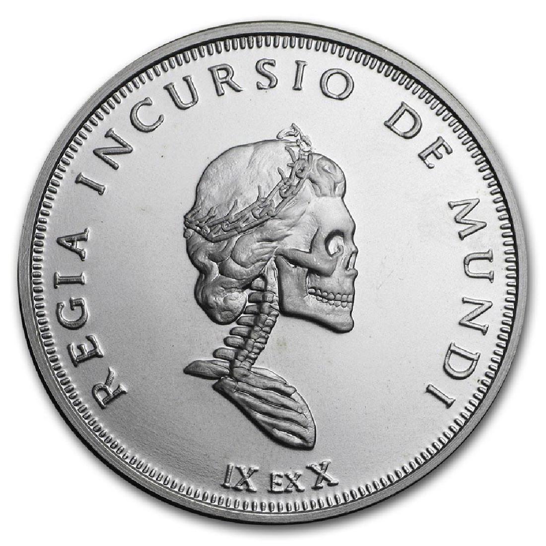 2017 1 oz Silver Shield Round - MiniMintage (Royal Inva: 2017 1 oz Silver Shield Round - MiniMintage (Royal Invader) **|**|** 2017 1 oz Silver Shield Round - MiniMintage (Royal Invader) #IRS23850