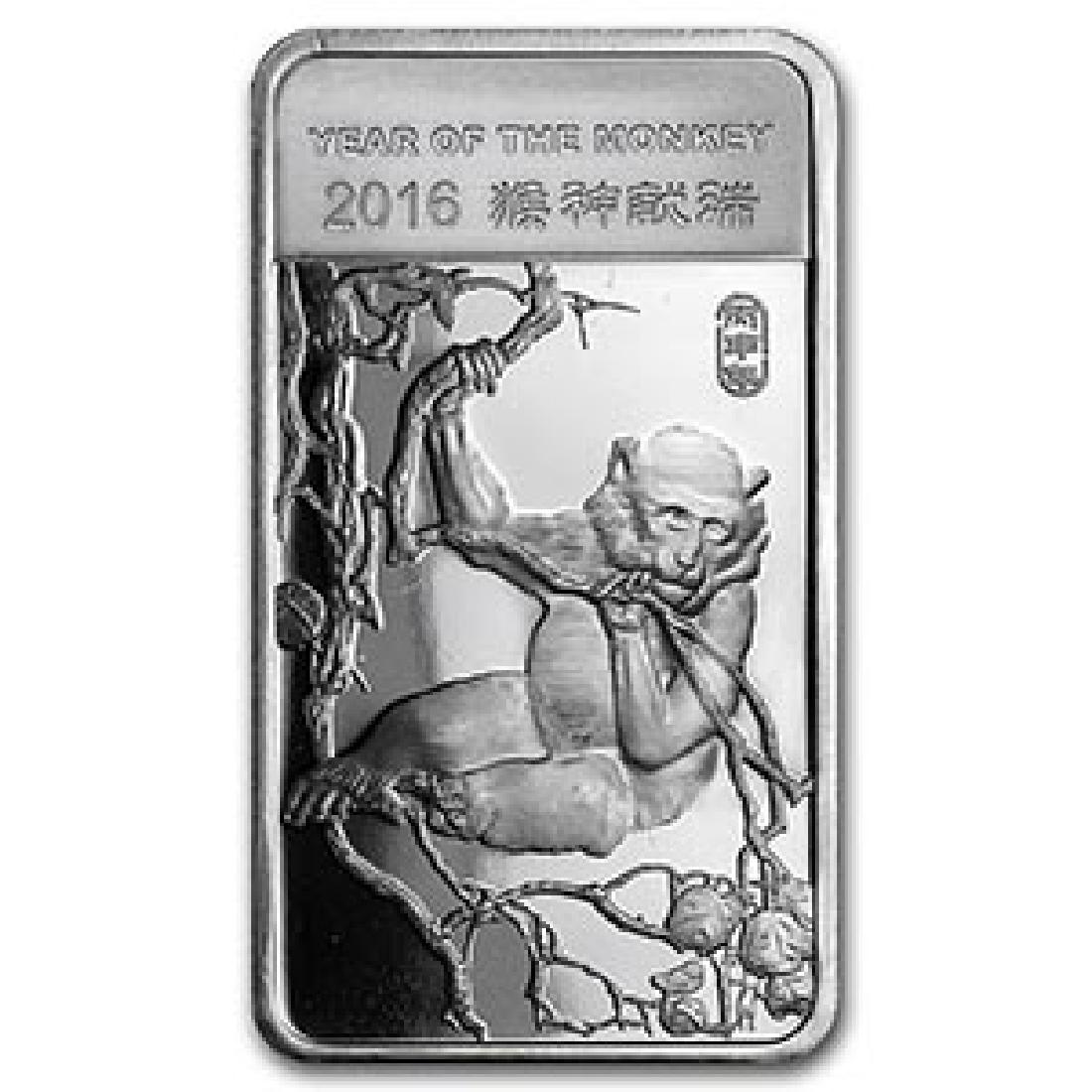 1/2 oz Silver Bar - (2016 Year of the Monkey): 1/2 oz Silver Bar - (2016 Year of the Monkey) **|**|** 1/2 oz Silver Bar - (2016 Year of the Monkey) #IRS74629