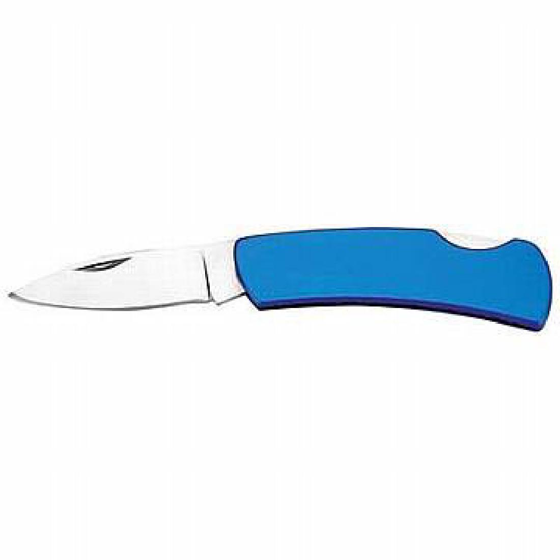 Maxam Stainless Steel Lockback Knife with Honed Blade a: Maxam Stainless Steel Lockback Knife with Honed Blade and Custom Blue Handle **|**|** Maxam Stainless Steel Lockback Knife with Honed Blade and Custom Blue Handle #IRS25246