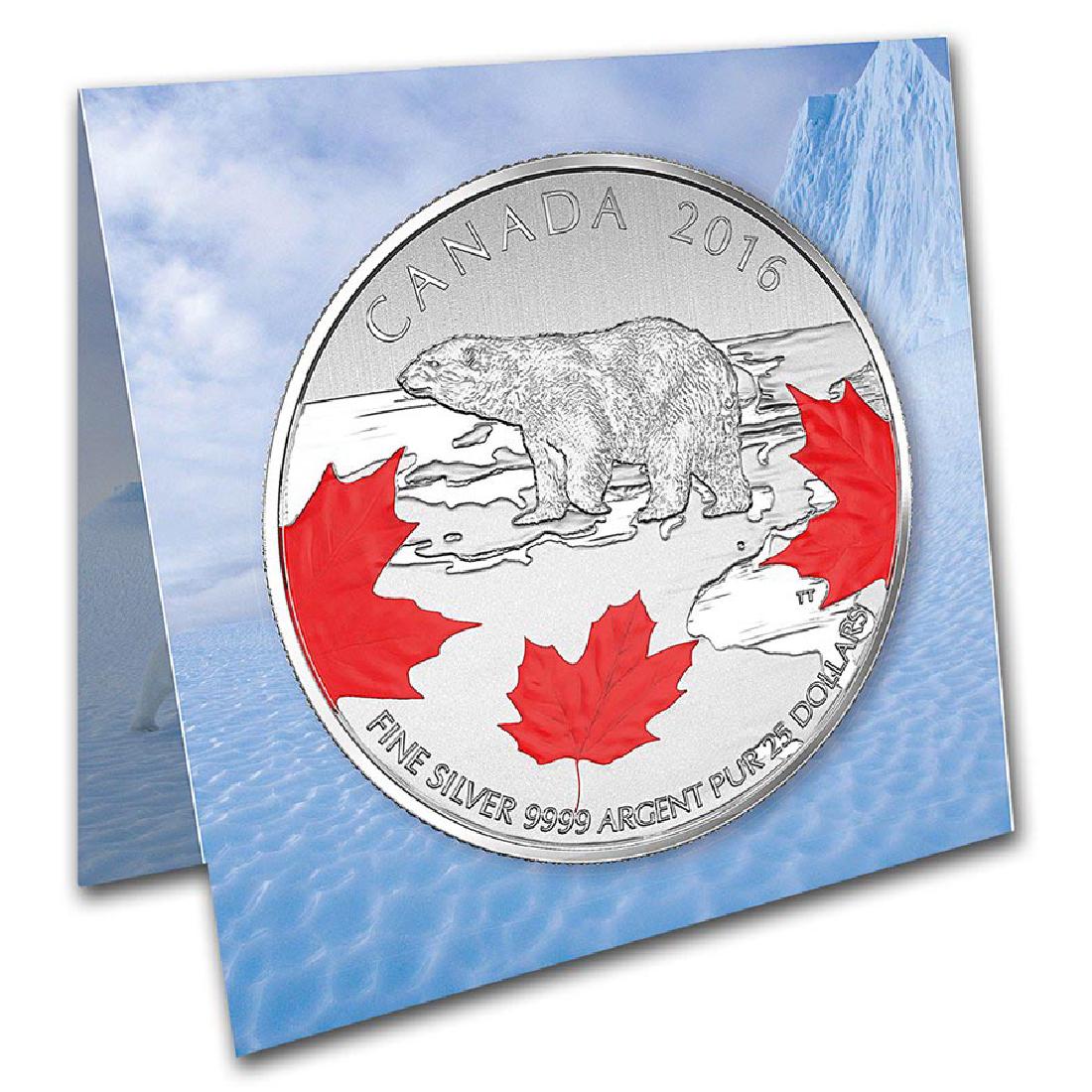 2016 Canada 1/4 oz Silver $25 True North: 2016 Canada 1/4 oz Silver $25 True North **|**|** 2016 Canada 1/4 oz Silver $25 True North #IRS22336