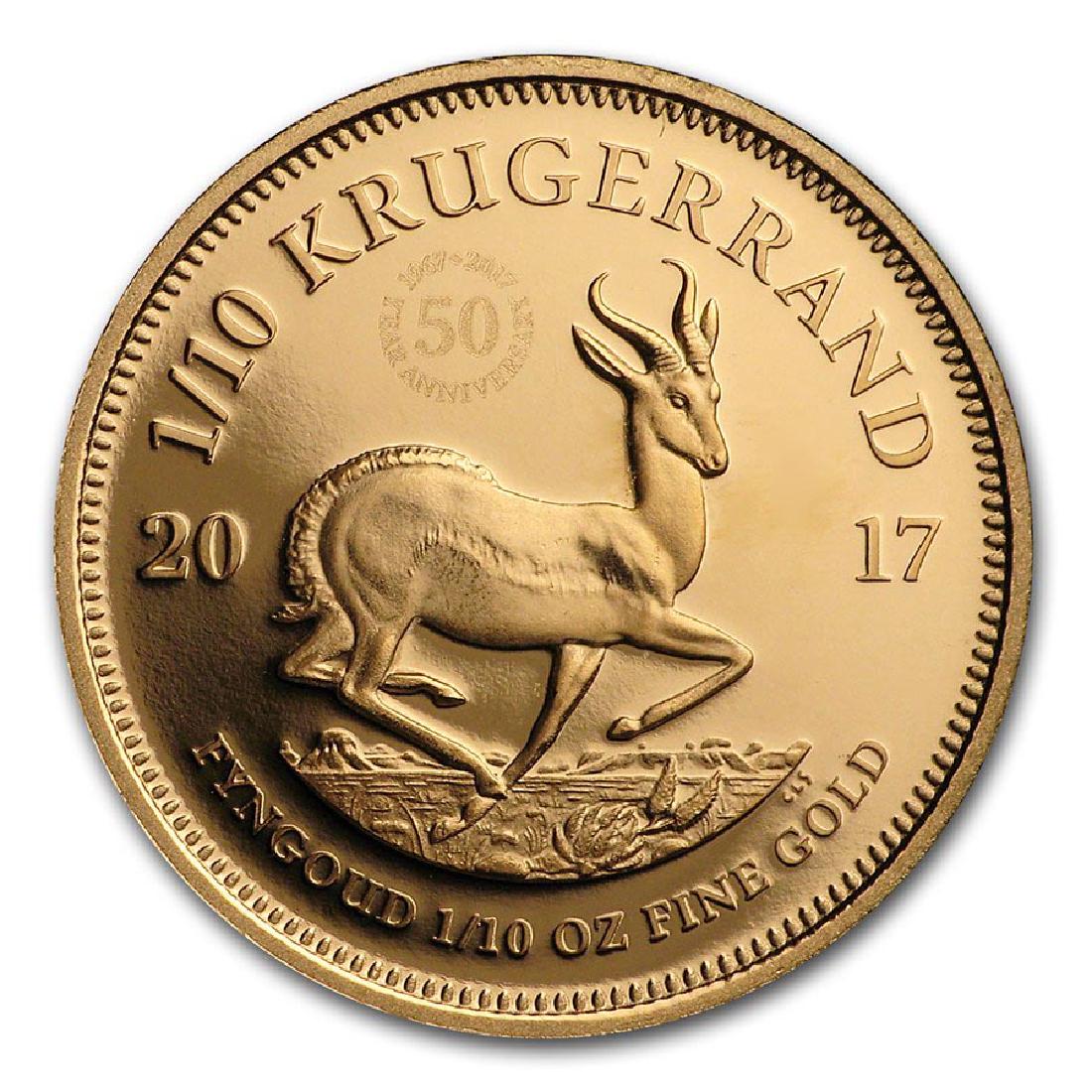 2017 South Africa 1/10 oz Proof Gold Krugerrand: 2017 South Africa 1/10 oz Proof Gold Krugerrand **|**|** 2017 South Africa 1/10 oz Proof Gold Krugerrand #IRS19641