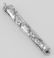 Needle Case - Floral Vine Needlecase - Sterling Silver