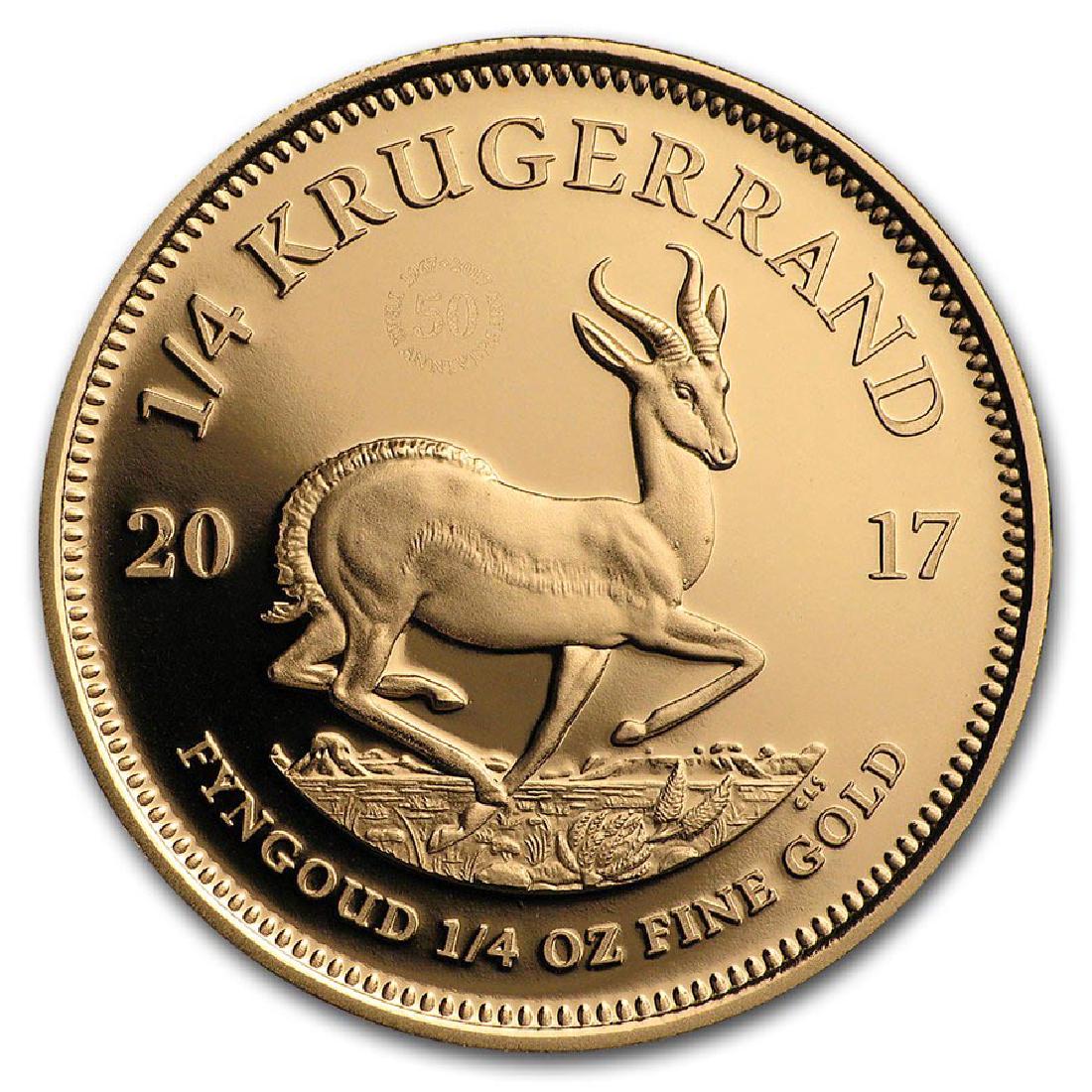 2017 South Africa 1/4 oz Proof Gold Krugerrand: 2017 South Africa 1/4 oz Proof Gold Krugerrand **|**|** 2017 South Africa 1/4 oz Proof Gold Krugerrand #IRS19640