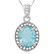CREATED BABY SWISS BLUE TOPAZ & FLAWLESS CREATED DIAMON