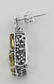 Art Deco Style Citrine w/ Diamond Art Deco Earrings - S - 3