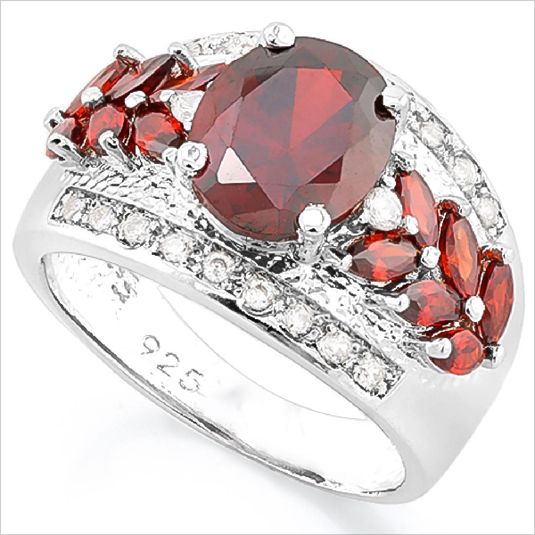 CREATED RUBY 925 STERLING SILVER RING: CREATED RUBY 925 STERLING SILVER RING **|**|** CREATED RUBY 925 STERLING SILVER RING #IRS74307