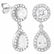 11 1/5 CARAT (84 PCS) FLAWLESS CREATED DIAMOND 925 STER