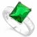 4 2/5 CARAT (13 PCS) CREATED EMERALD 925 STERLING SILVE