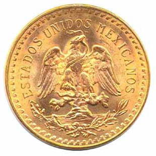 Mexico 50 Pesos Gold Coin: Mexico 50 Pesos Gold Coin **|**|** Mexico 50 Pesos Gold Coin #IRS78338