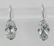 Cubic Zirconia Filigree Earrings - Sterling Silver