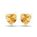 0.50 Carat Genuine Citrine 10K Yellow Gold Earrings