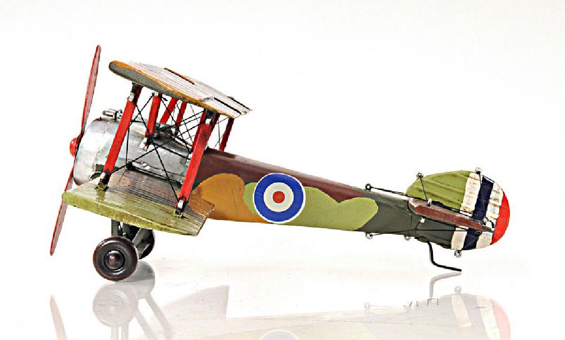 HAND MADE 1916 SOPWITH CAMEL F 1:20TH SCALE MODE: HAND MADE 1916 SOPWITH CAMEL F 1:20TH SCALE MODE **|**|** Fly back in time with this 1916 Sopwith Camel, a British First World War single seat biplane fighter introduced on the Western Front in 1917.