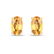 0.44 Carat Genuine Citrine 10K Yellow Gold Earrings