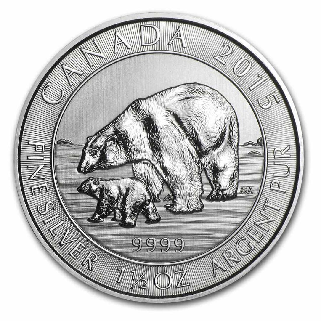 2015 Canadian Silver $8 Polar Bear 1.5 Ounces: 2015 Canadian Silver $8 Polar Bear 1.5 Ounces **|**|** 2015 Canadian Silver $8 Polar Bear 1.5 Ounces #IRS79243
