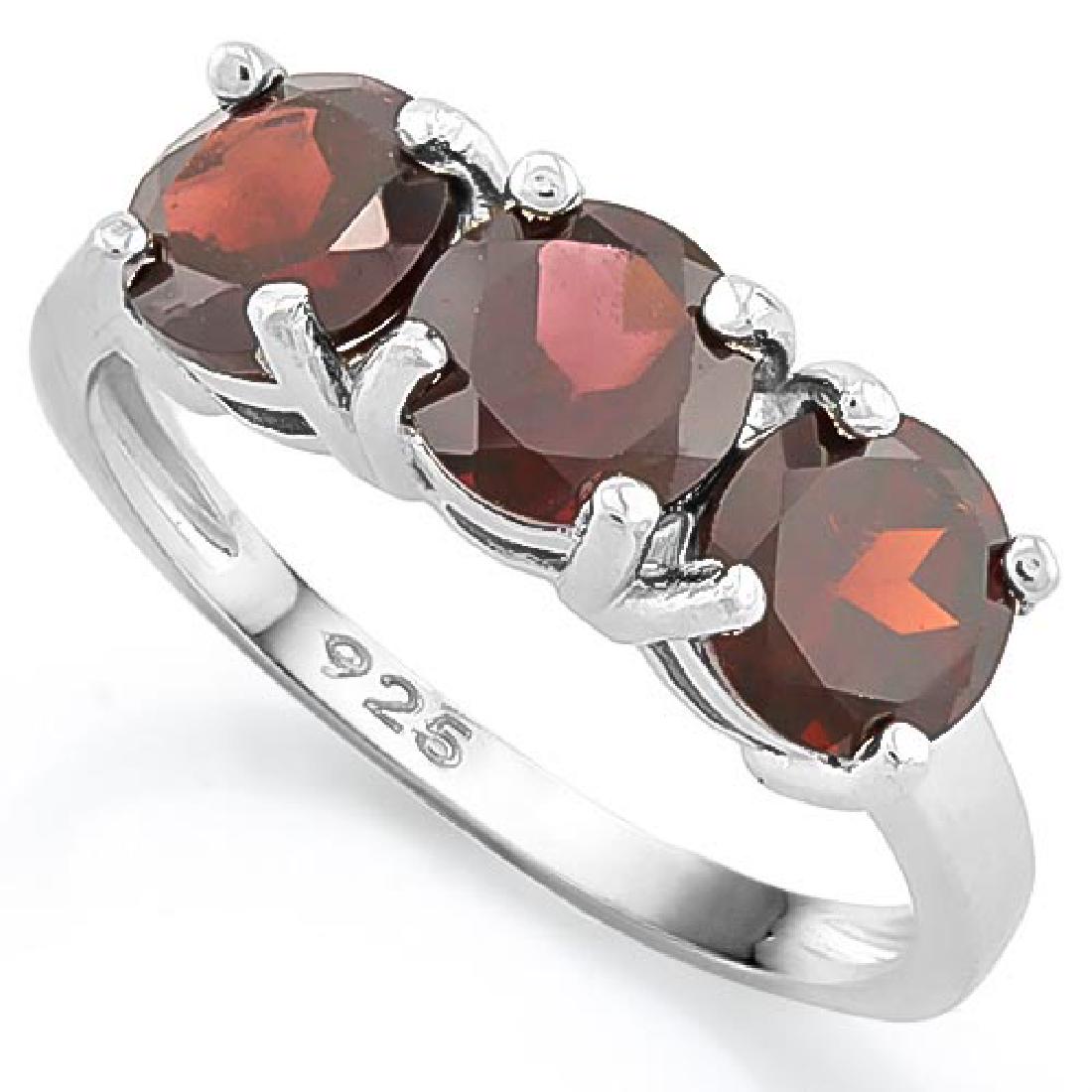 9 3/5 CARAT GARNET 925 STERLING SILVER RING: 9 3/5 CARAT GARNET 925 STERLING SILVER RING **|**|** 9 3/5 CARAT GARNET 925 STERLING SILVER RING #IRS39607