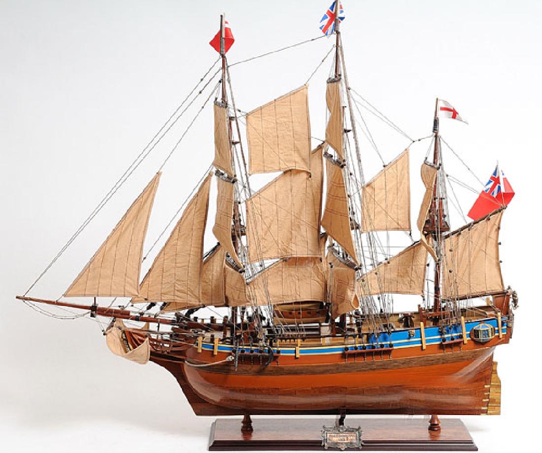 HAND MADE WOODEN HMS Bounty W/COA: HAND MADE WOODEN HMS Bounty W/COA **|**|** HAND MADE WOODEN HMS Bounty W/COA NO INTERNATIONAL SHIPPING #IRS45013