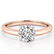 CERTIFIED 1 CTW ROUND D/VVS1 DIAMOND SOLITAIRE RING IN