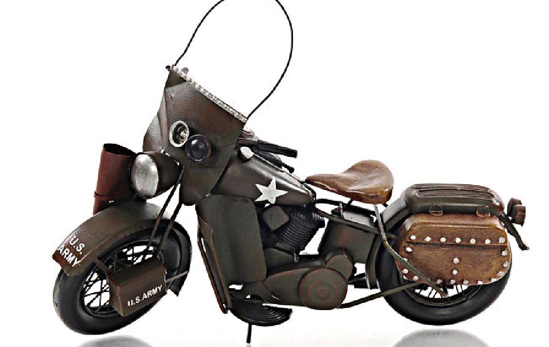 HAND MADE 1942 WLA MODEL 1:12TH SCALE REPLICA: HAND MADE 1942 WLA MODEL 1:12TH SCALE REPLICA **|**|** The WLA is a model of Harley-Davidson motorcycle that was produced to US Army specifications in the years during and around World War II. This vi