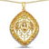 18K Yellow Gold Plated 4.63 Carat Genuine Citrine .925