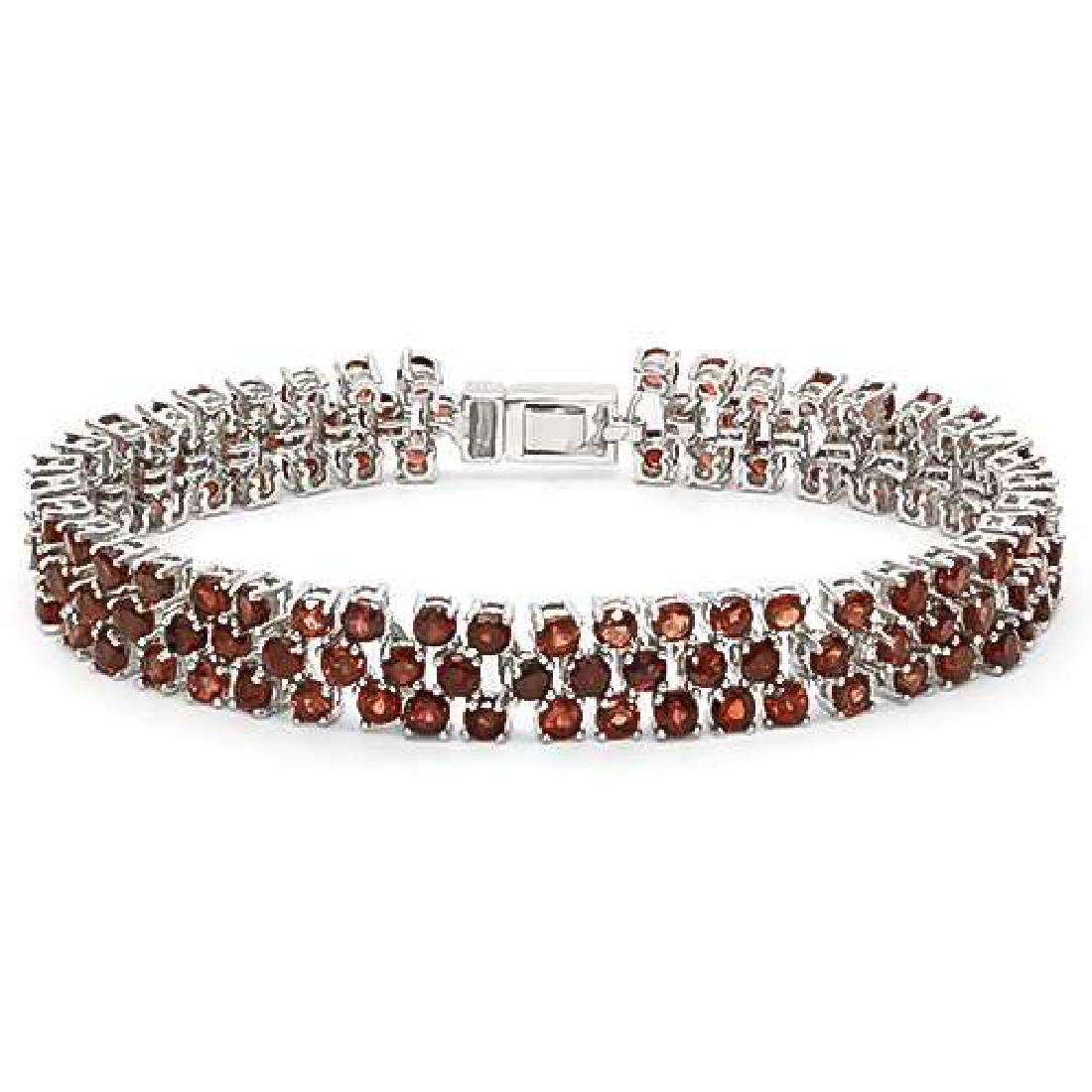20.50 CTW 925 STERLING SILVER TENNIS BRACELET