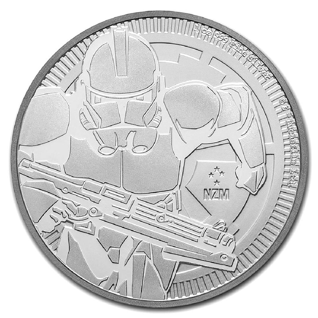 2019 1 oz Niue Clone Trooper Star Wars Silver Coin: 2019 1 oz Niue Clone Trooper Star Wars Silver Coin **|**|** 2019 1 oz Niue Clone Trooper Star Wars Silver Coin #IRS81361